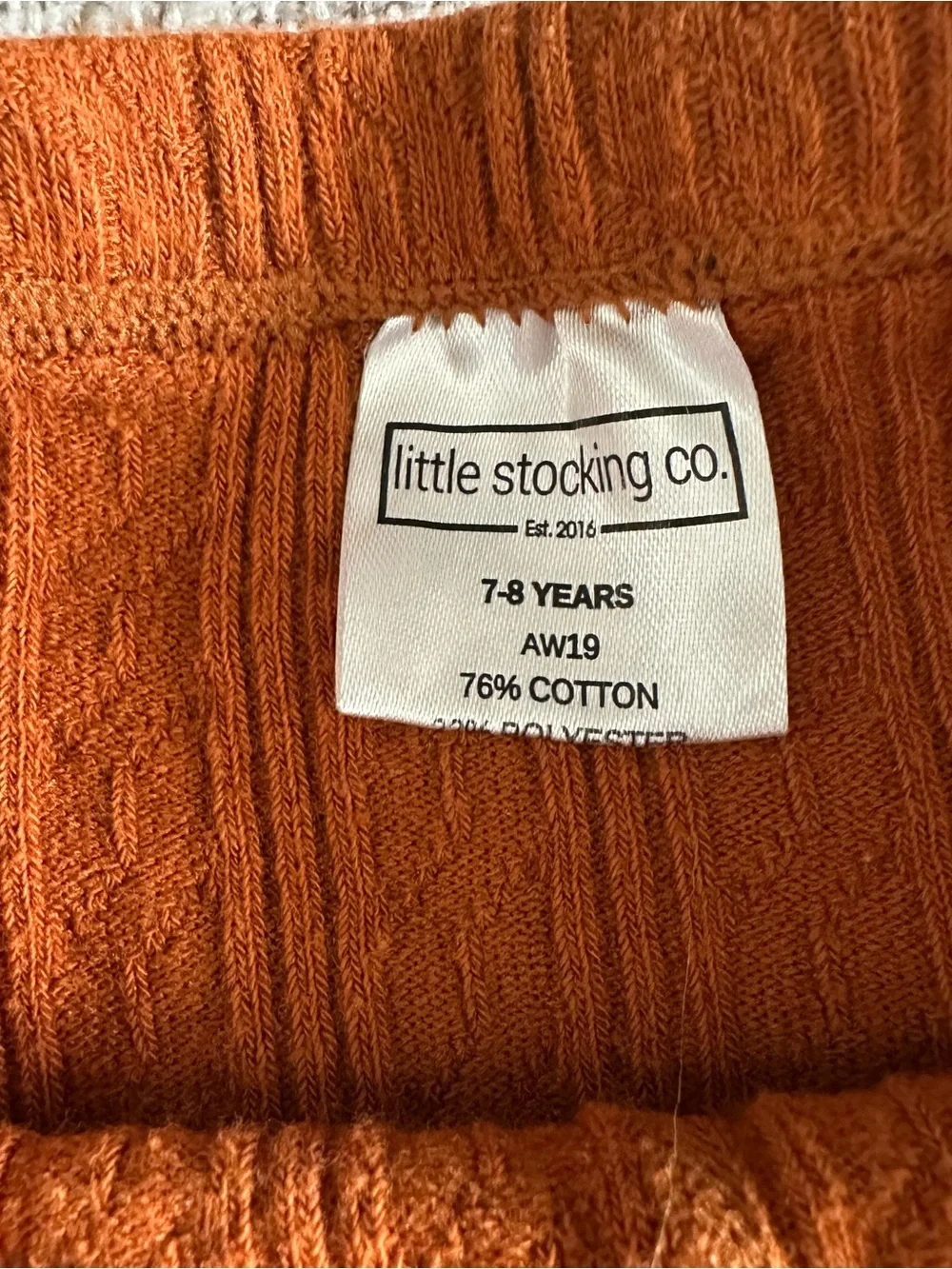 Little Stocking Co Cable Knit Tights | 7-8Y